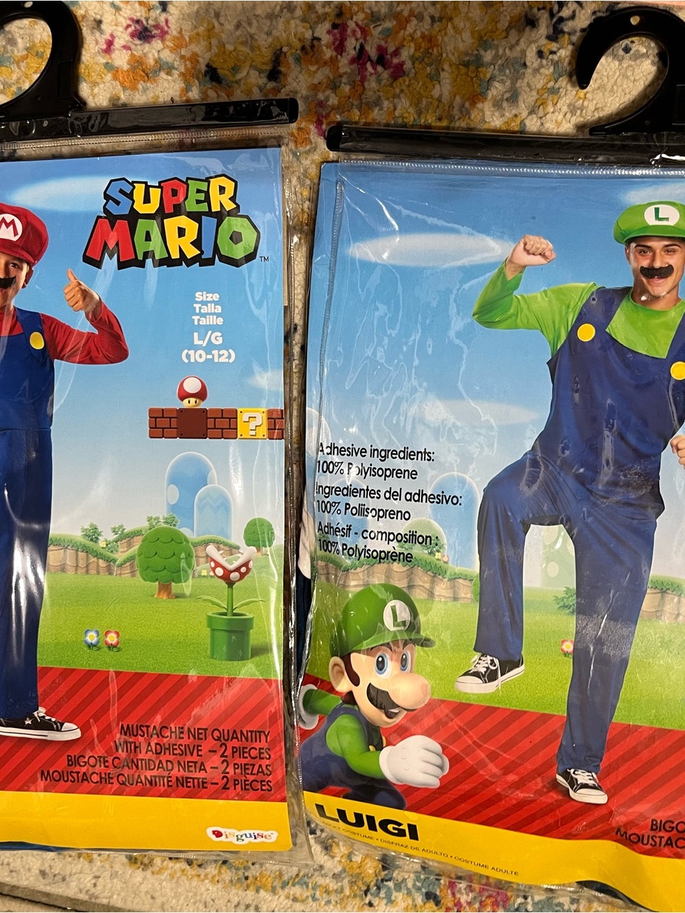 Mario & Luigi Kid/Parent Match Costumes
